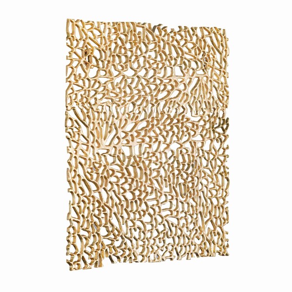 Mianus Dimensional Wall Art - Gold